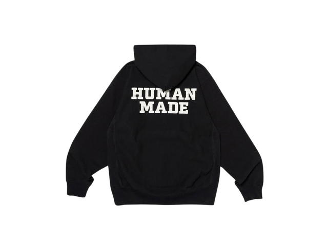 HUMAN MADE HUMAN MADE Heavyweight Hoodie Black - view 2