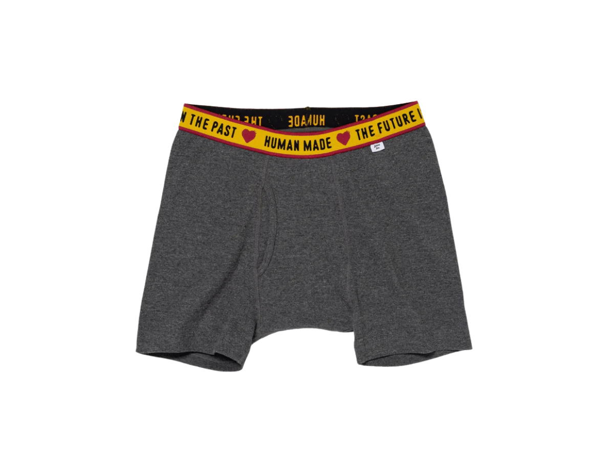 Human Made Human Made Hm Boxer Brief Charcoal
