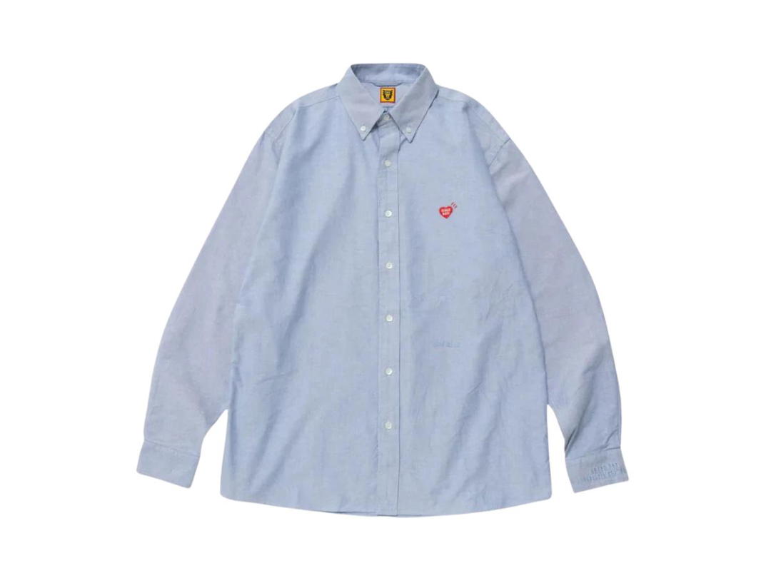 HUMAN MADE HUMAN MADE Oxford BD L/S Shirt Blue