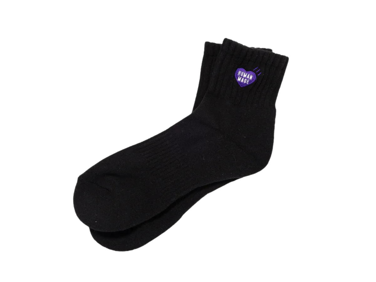 Human Made Human Made Pile Short Socks Black