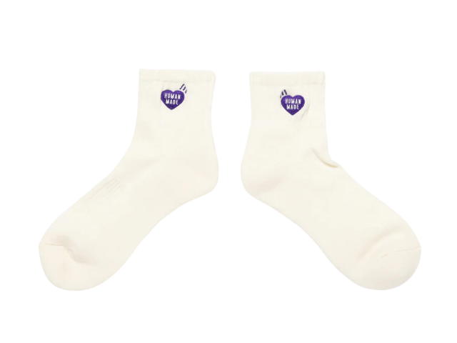 Human Made Human Made Pile Short Socks White - view 2
