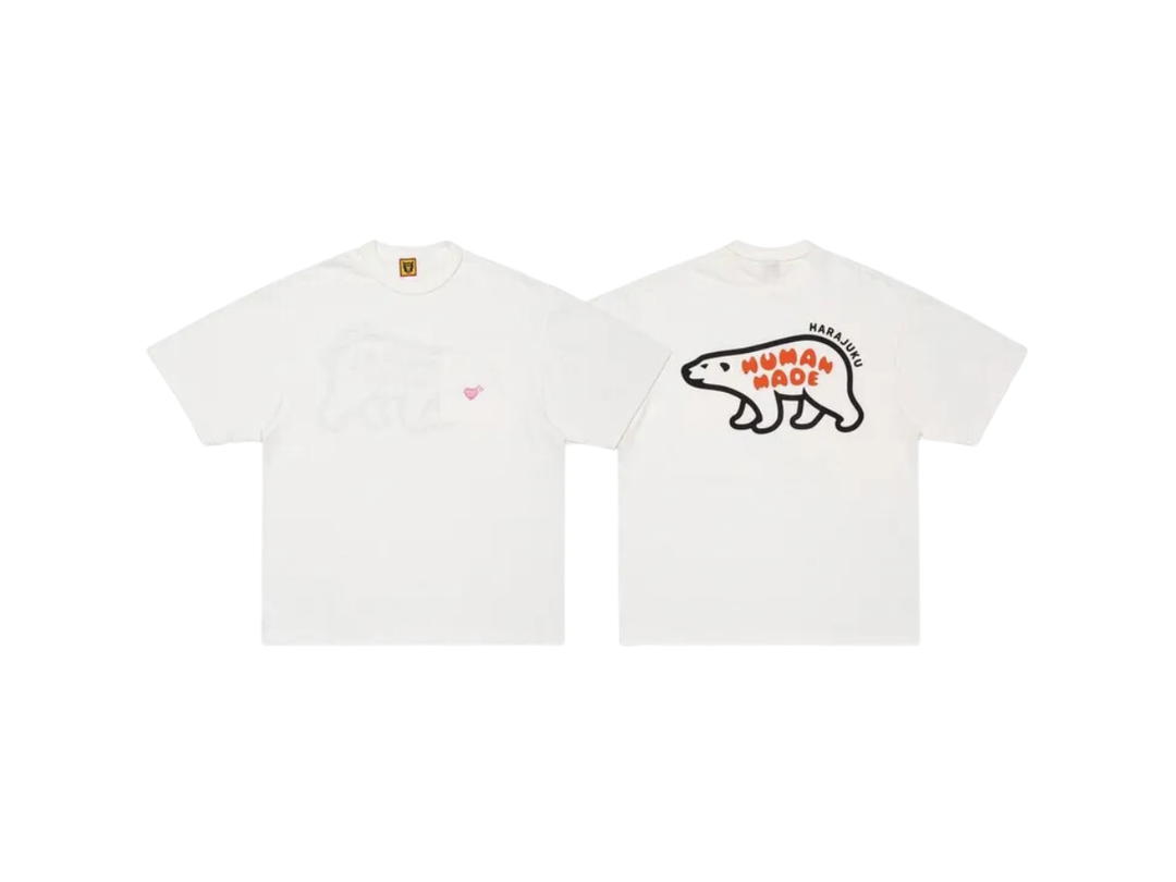 HUMAN MADE HUMAN MADE Pocket T-shirt Harajuku Bear White