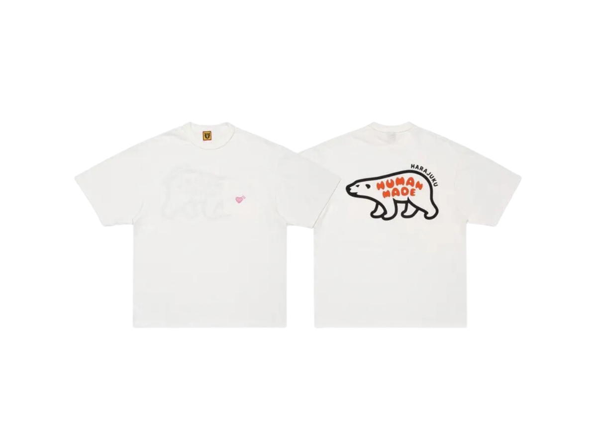 Human Made Human Made Pocket T-shirt Harajuku Bear White