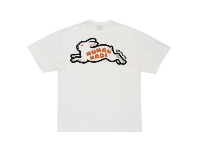 Human Made Human Made Pocket T-Shirt Shibuya Rabbit White - view 2