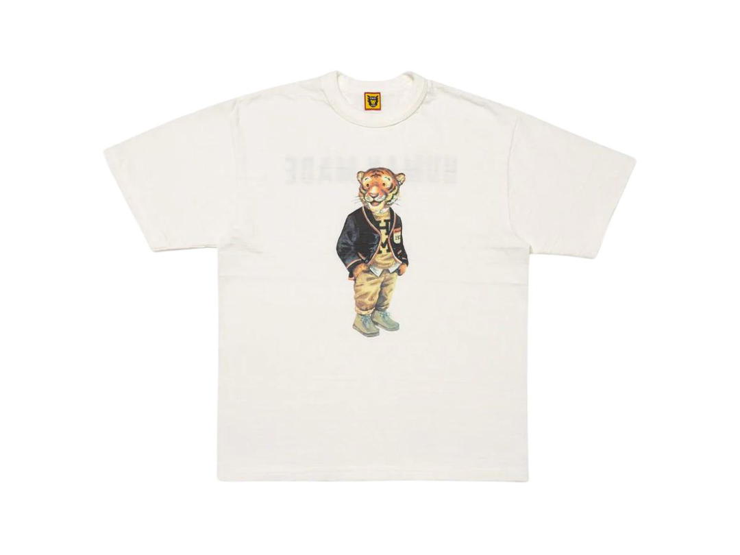 Human Made Human Made Tiger Graphic T-Shirt #4 White