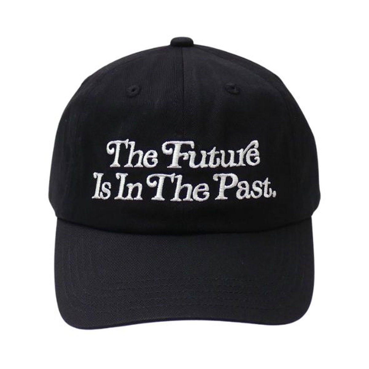 Human Made X Girls Don'T Cry The Future Is In The Past Twill Cap Black