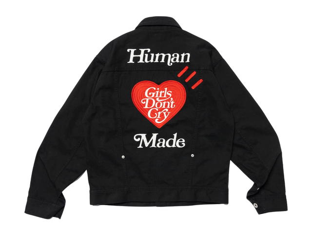 HUMAN MADE HUMAN MADE x Girls Don't Cry Work Jacket Black - view 2