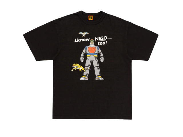 HUMAN MADE HUMAN MADE x I Know Nigo Too Graphic T-Shirt Black - view 1