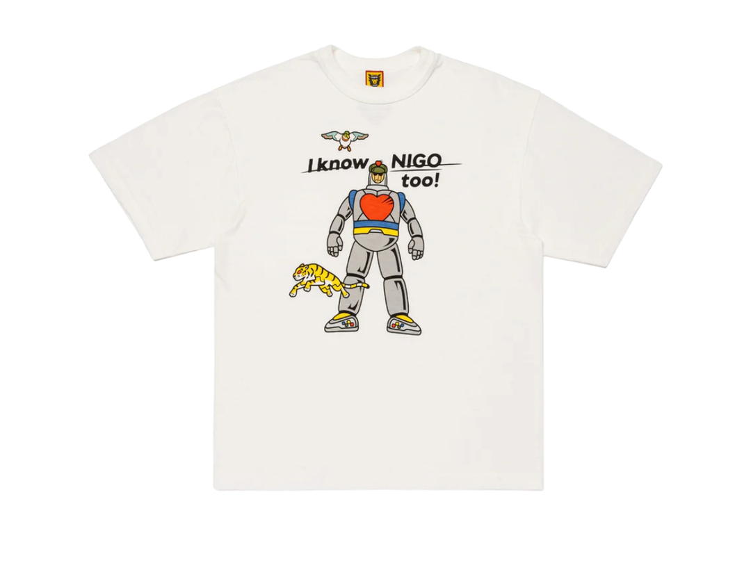 HUMAN MADE HUMAN MADE x I Know Nigo Too Graphic T-Shirt White