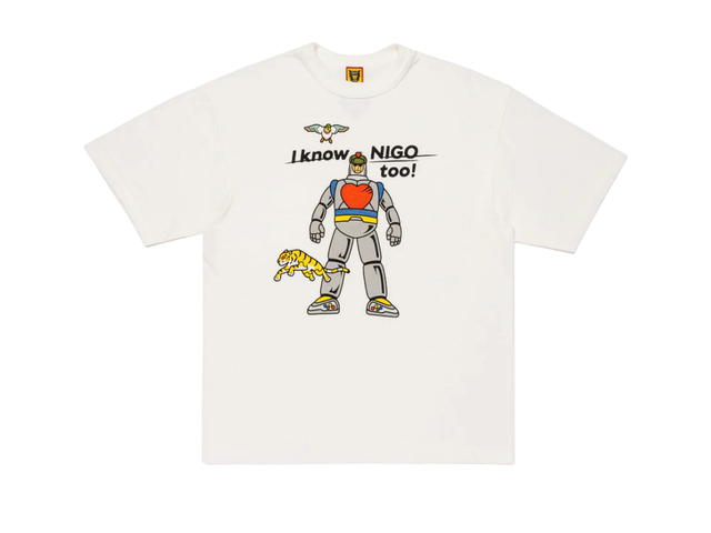 HUMAN MADE HUMAN MADE x I Know Nigo Too Graphic T-Shirt White - view 1
