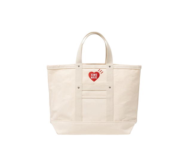 Human Made Human Made x Kaws Made Tote Bag Large #1 White - view 2