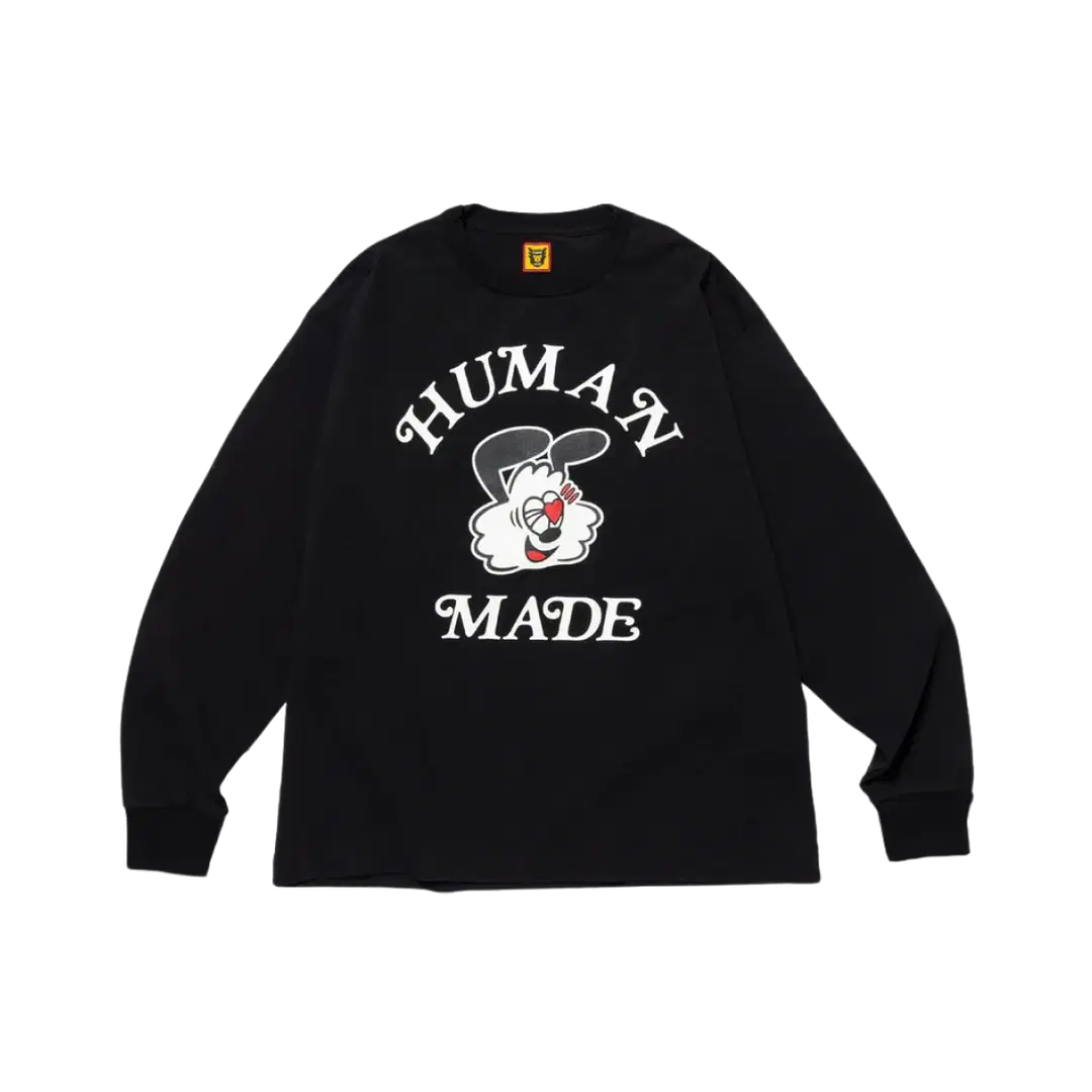 HUMAN MADE HUMAN MADE x Verdy Girls Don't Cry White Day L/S T-Shirt Black