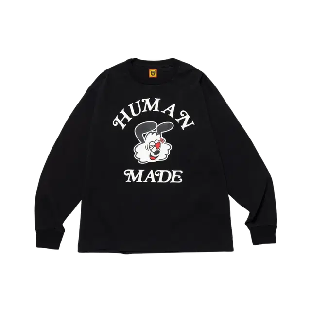 HUMAN MADE HUMAN MADE x Verdy Girls Don't Cry White Day L/S T-Shirt Black - view 1