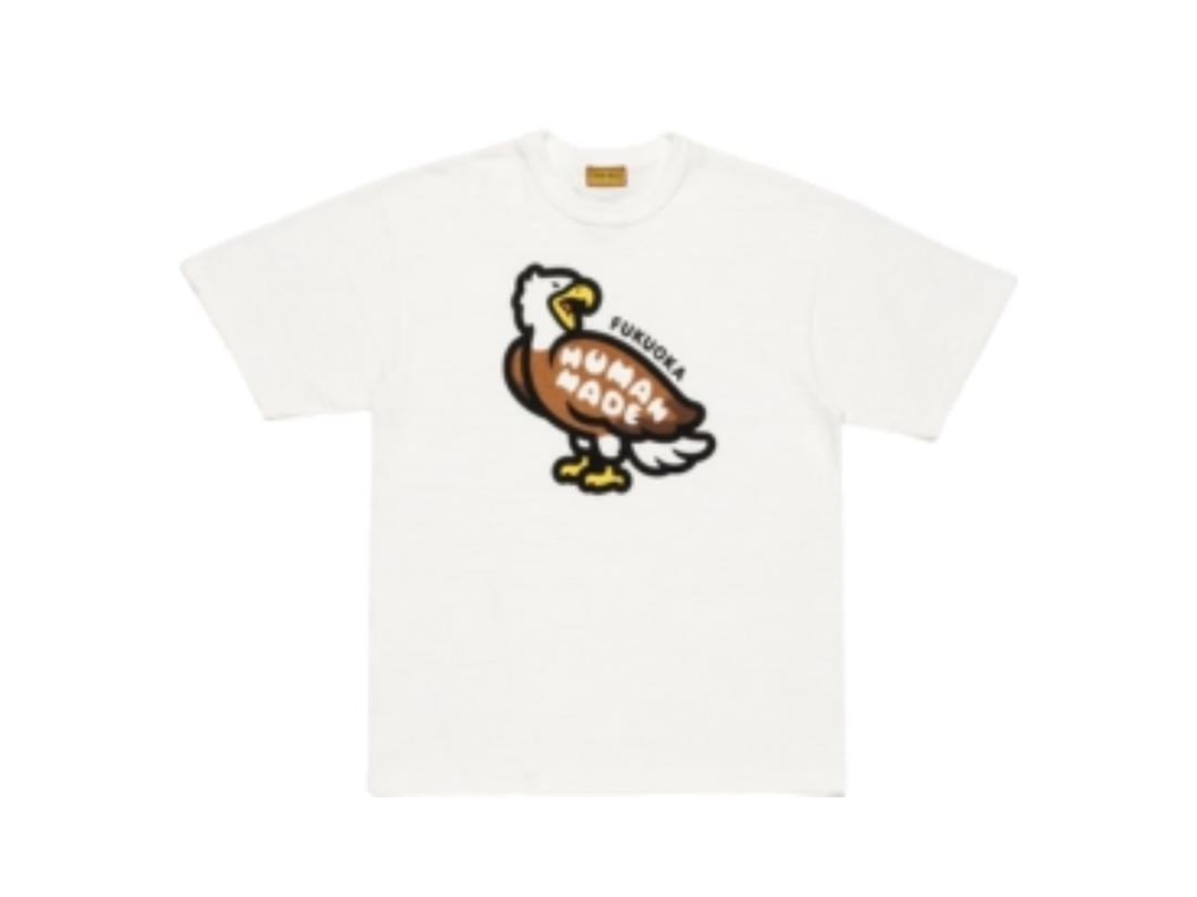 Human Made Human Made Animal Graphic T-Shirt Hawk White