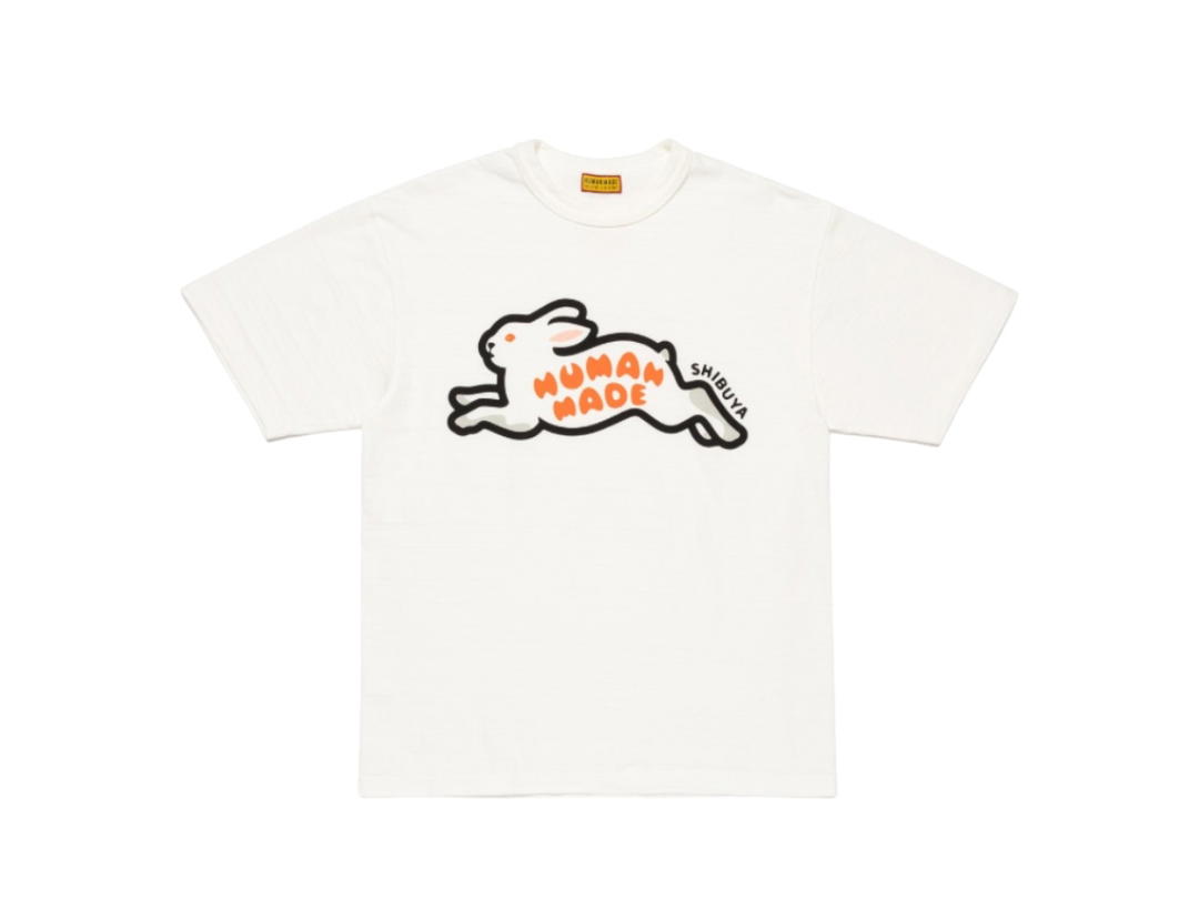 HUMAN MADE HUMAN MADE Animal Graphic T-Shirt Rabbit White