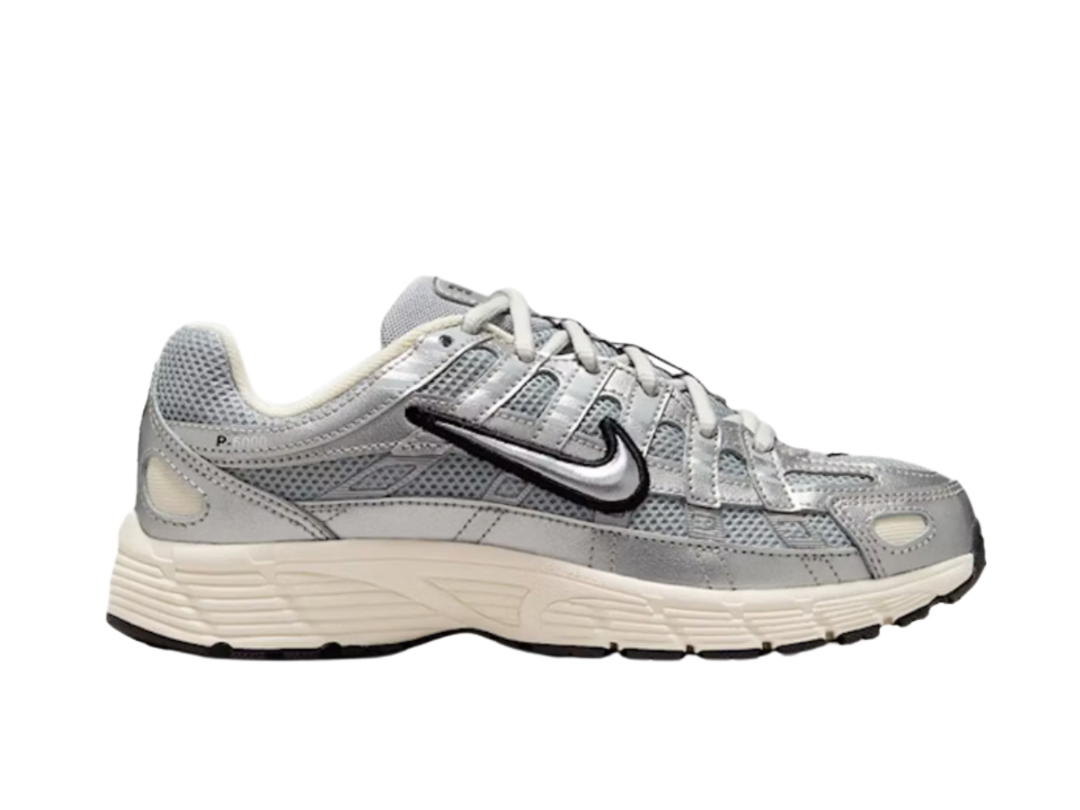 Nike Nike P-6000 Metallic Silver Black (GS)