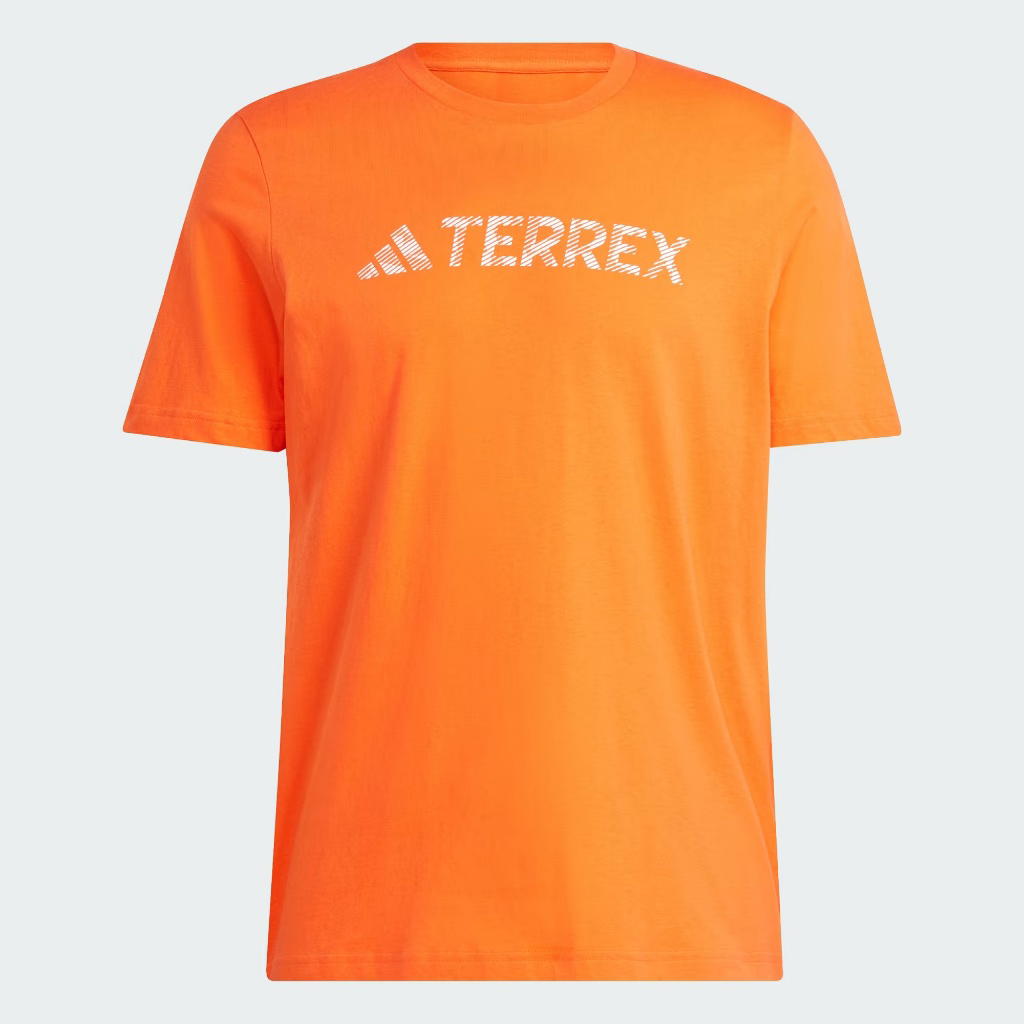 adidas adidas Terrex Classic Logo Tee Orange White
