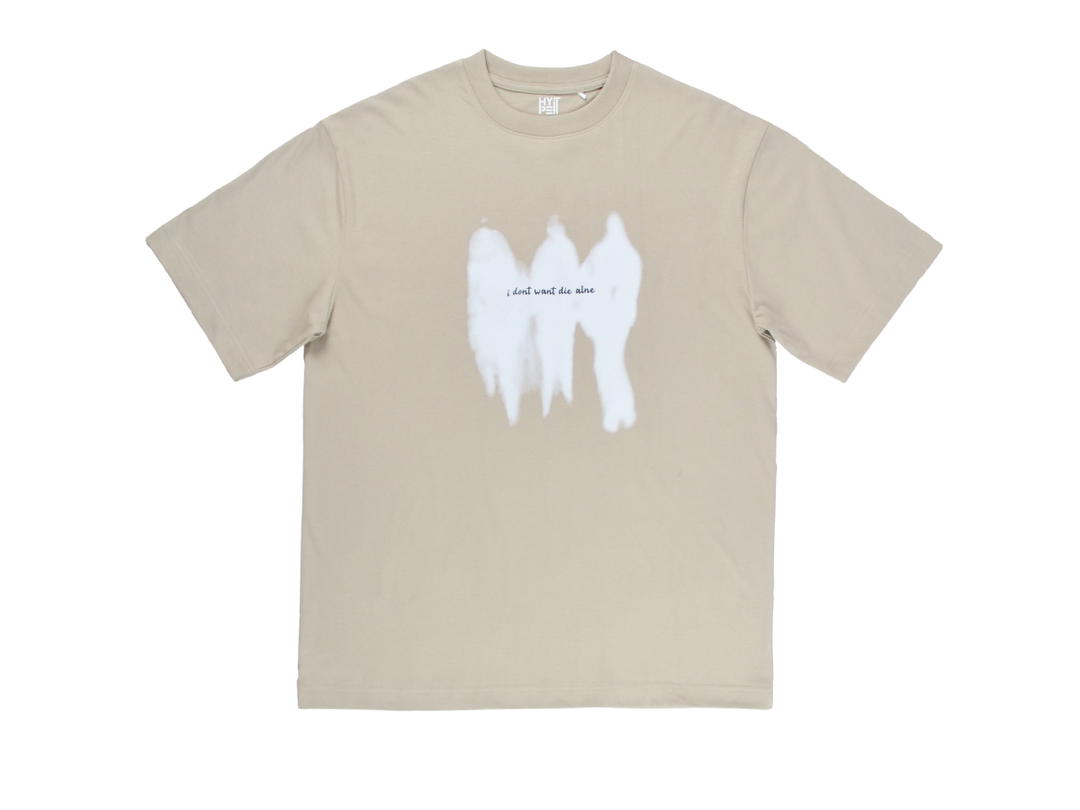 Hype It Hype It Ghost Oversized T-shirts Taupe
