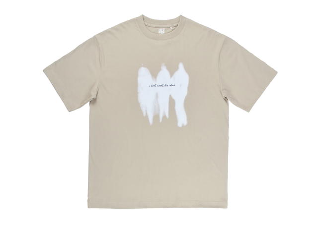 Hype It Hype It Ghost Oversized T-shirts Taupe - view 1