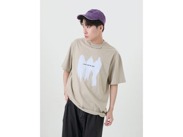Hype It Hype It Ghost Oversized T-shirts Taupe - view 8