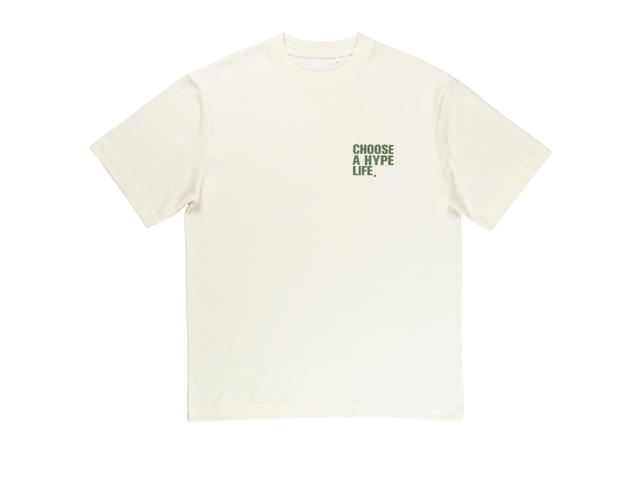 Hype It Hype It Happy Life Oversized T-shirts Cream - view 1