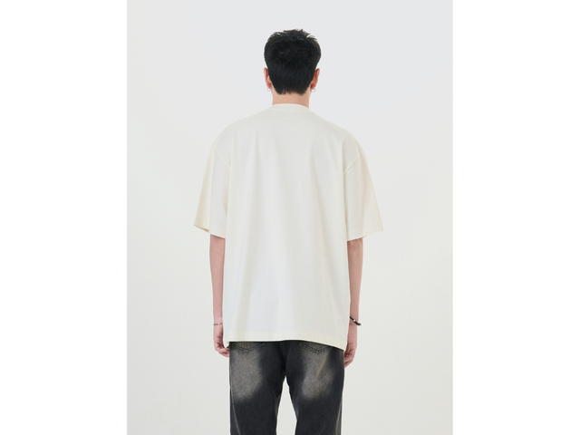 Hype It Hype It Hype Style Oversized T-shirts Cream - view 5