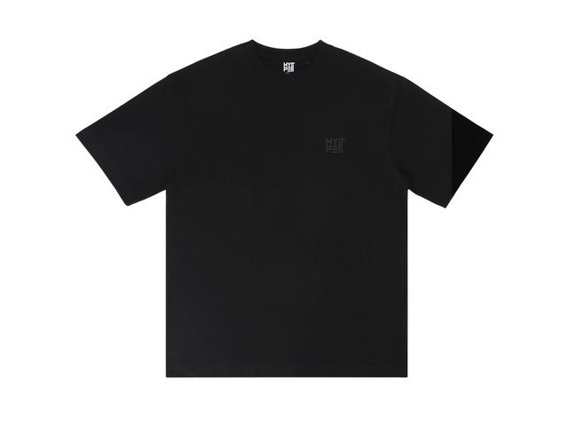 Hype It Hype It Oversized Tee with Embossed Logo Black - view 1