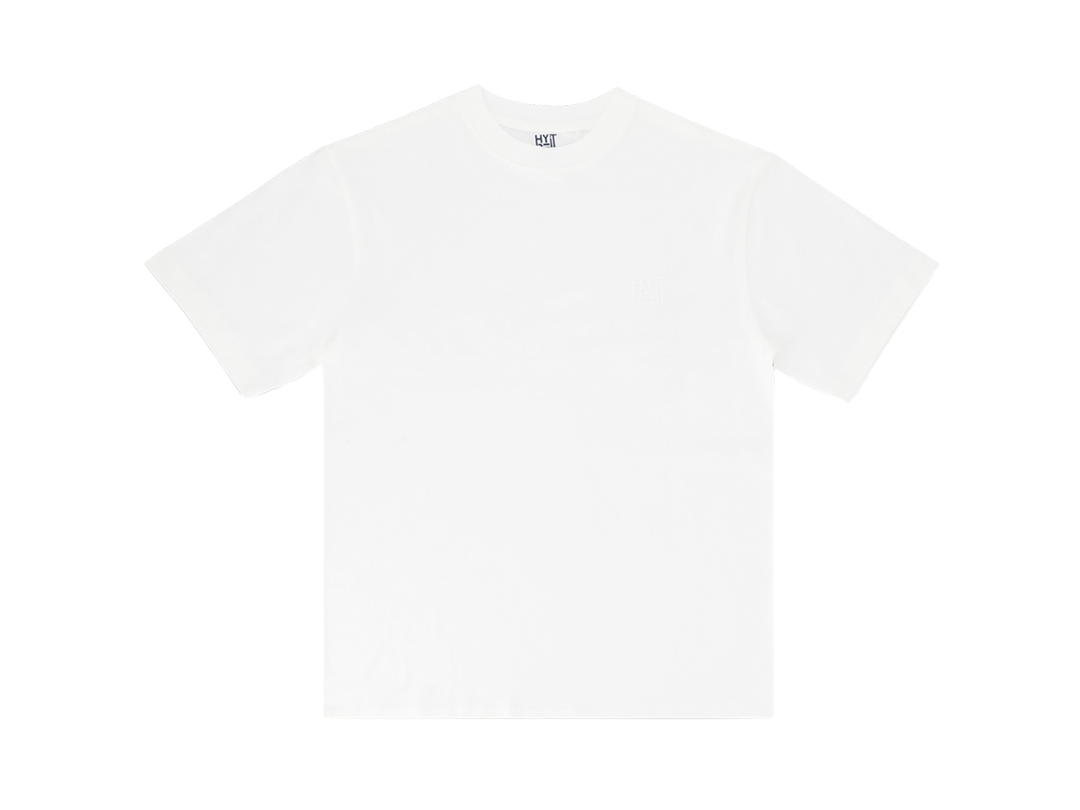 Hype It Hype It Oversized Tee with Embossed Logo White