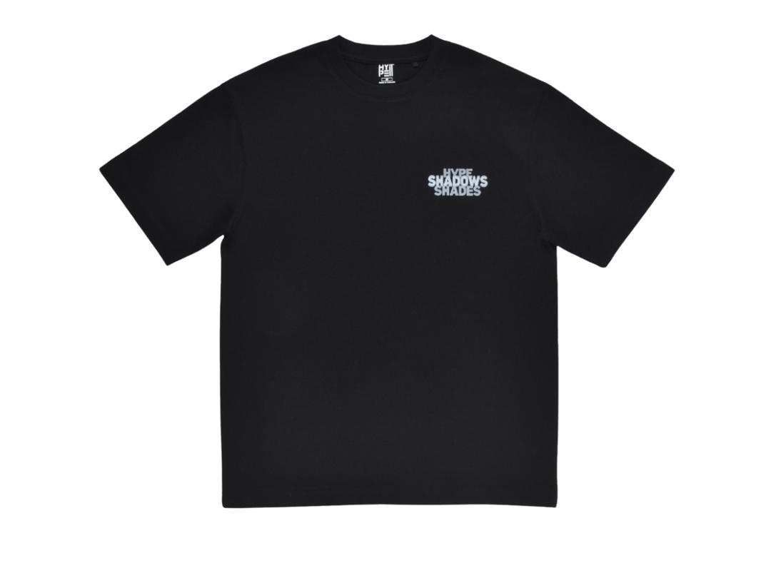 Hype It Hype It Shadow Oversized T-shirts Black