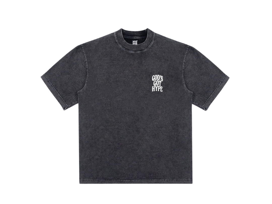 Hype It Hype It God's Got Hype T-Shirt (Black Bleached)