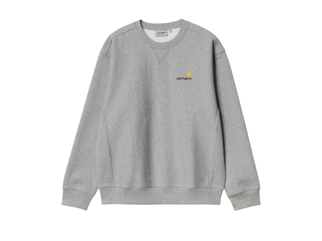 Carhartt Carhartt American Script Sweat Grey Heather