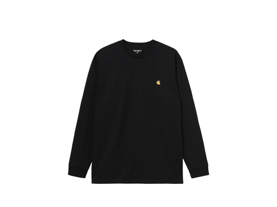 Carhartt Carhartt L/S Chase T-Shirt Black Gold