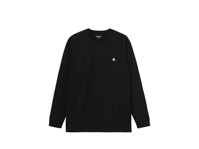 Carhartt Carhartt L/S Chase T-Shirt Black Gold - view 1