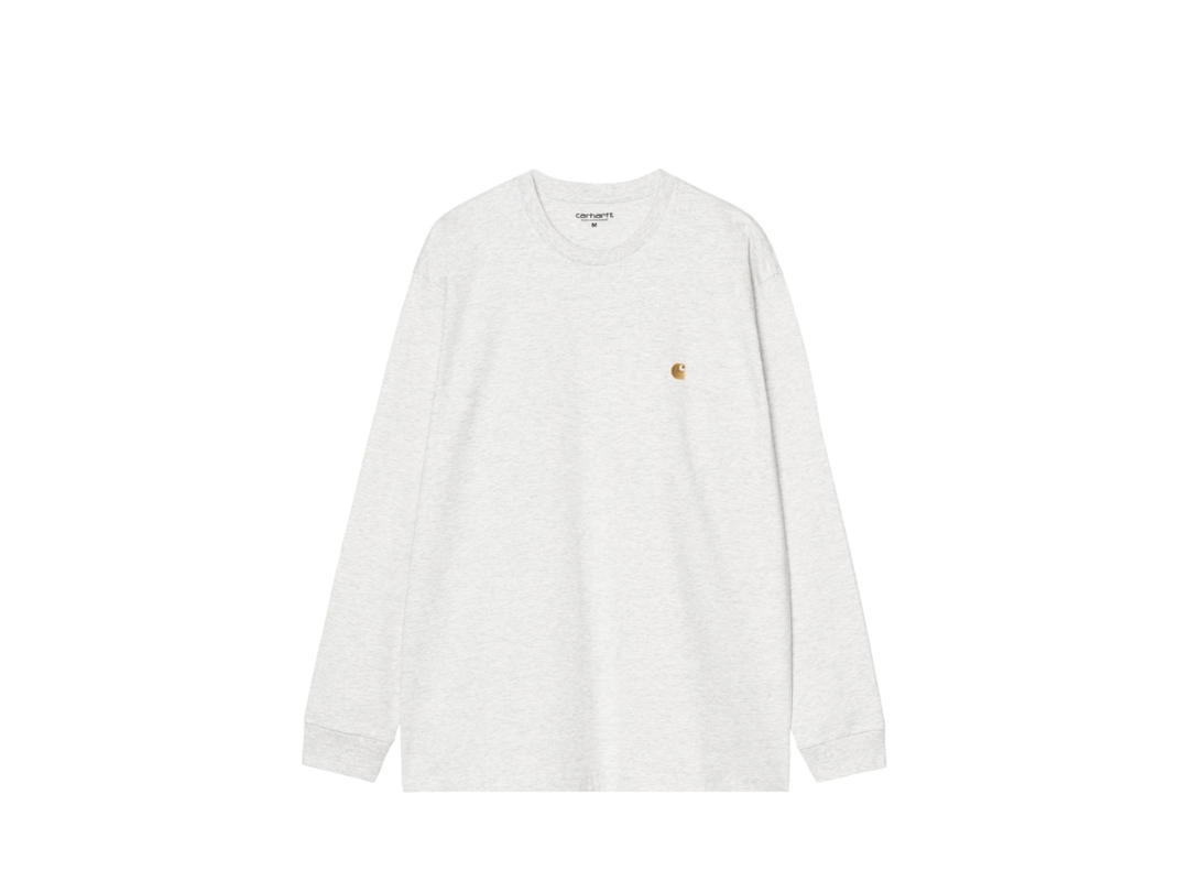 Carhartt Carhartt L/S Chase T-Shirt Ash Heather Gold