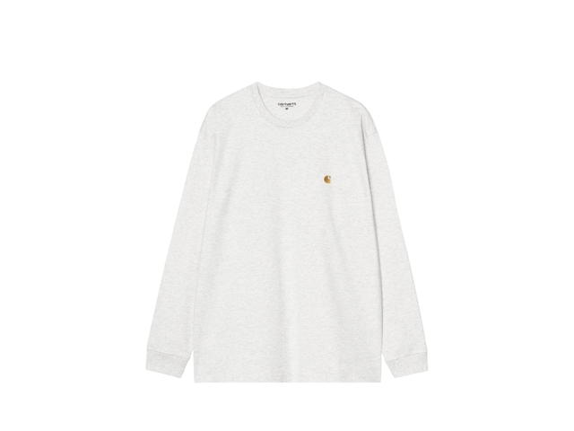 Carhartt Carhartt L/S Chase T-Shirt Ash Heather Gold - view 1