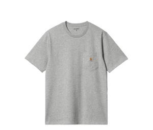 Buy Carhartt S/S Pocket T-Shirt Grey Heather at Sasom – Authentic and Ready to Ship