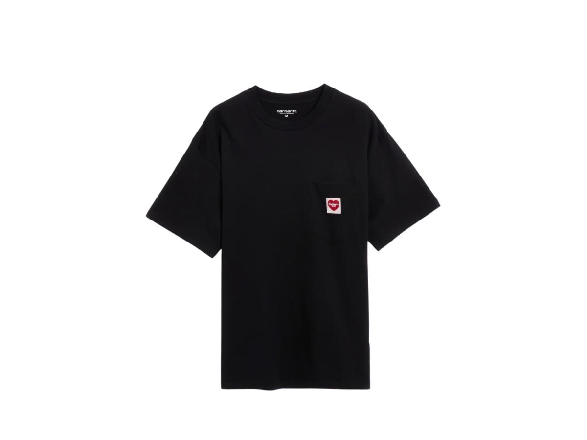 Carhartt Carhartt S/S Pocket Heart T-Shirt Black Heart Red