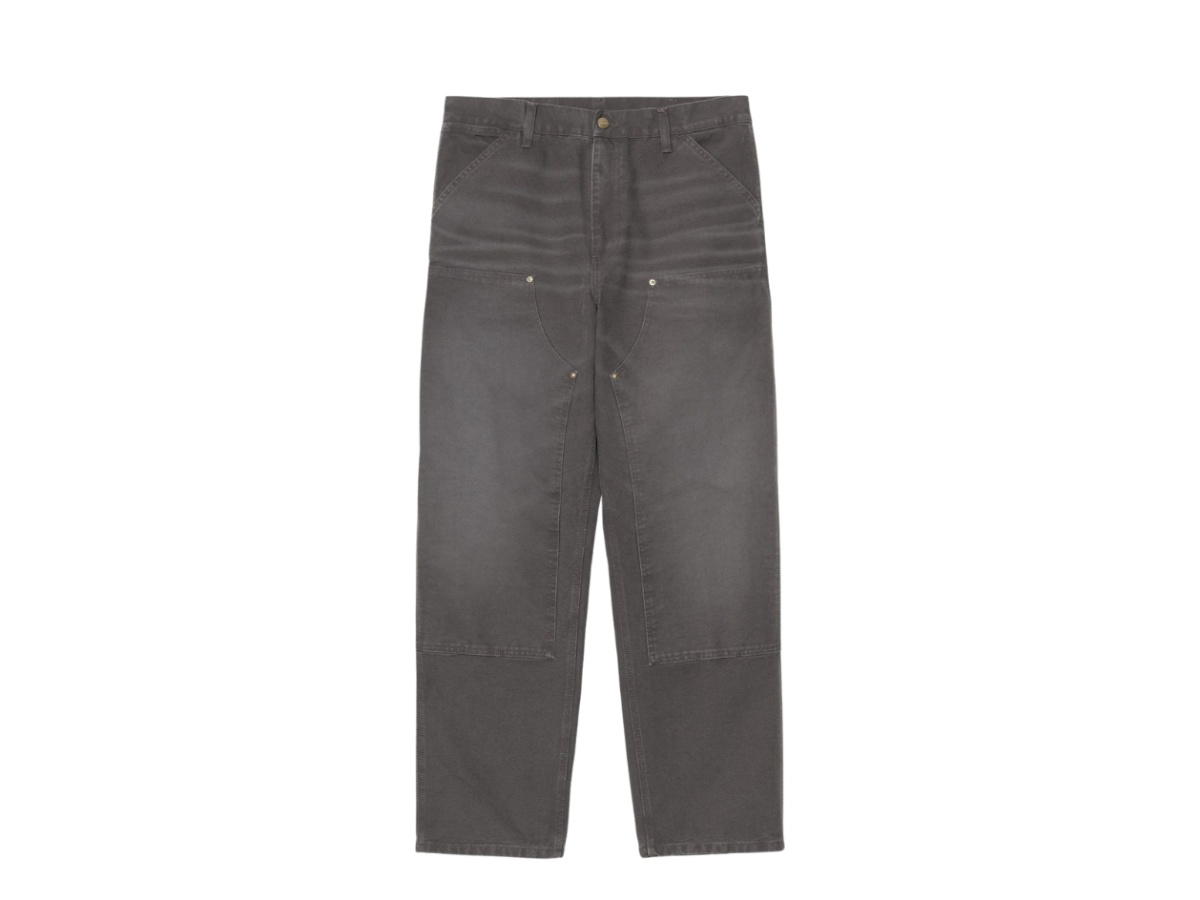 Carhartt Carhartt Double Knee Pant Graphite Stone Canvas