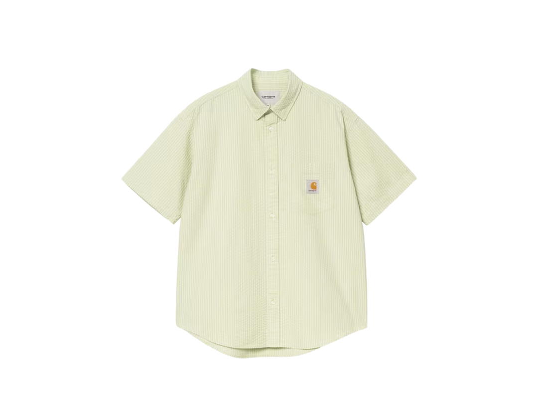 Carhartt WIP Carhartt WIP S/S Toland Shirt Toland Stripe Pale Olive