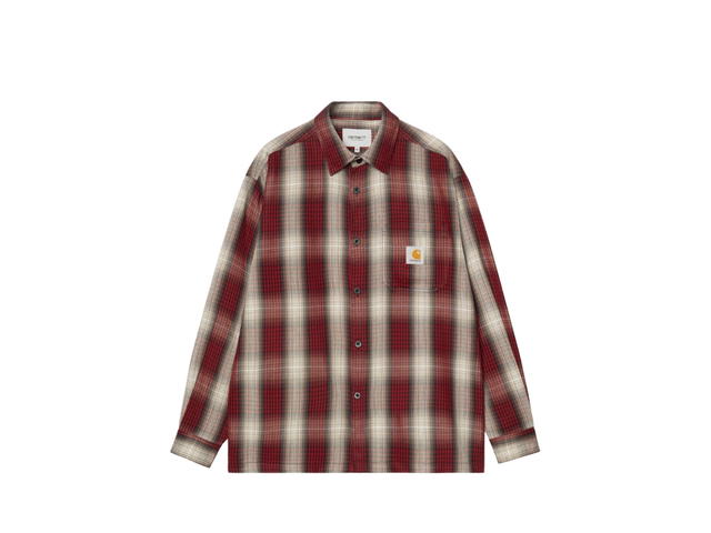 Carhartt Carhartt L/S Harlin Shirt Harlin Check Chili Pepper - view 1