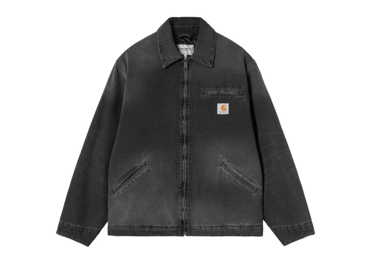 Carhartt WIP Carhartt OG Detroit Jacket Black Grind Wash