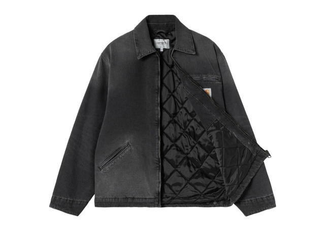 Carhartt WIP Carhartt OG Detroit Jacket Black Grind Wash - view 3