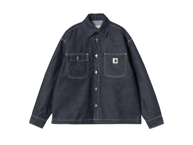 Carhartt Carhartt W Louis Shirt Jac Blue Rigid - view 1