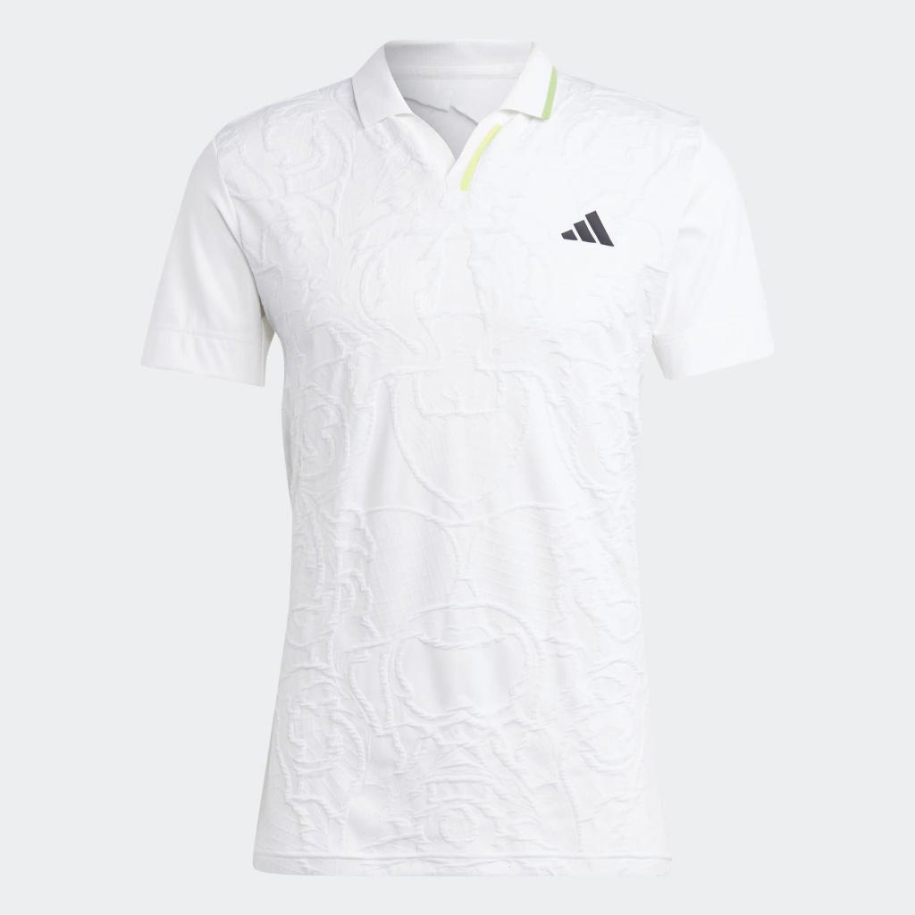 adidas adidas AEROREADY FreeLift Pro Tennis Polo Shirt White