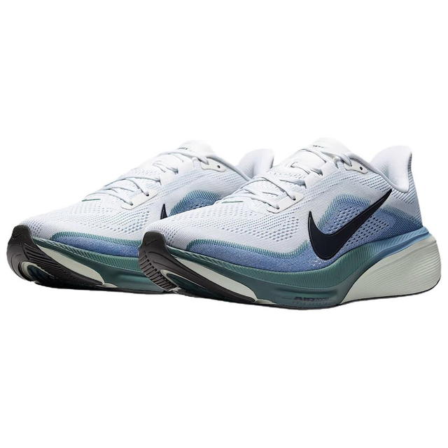 Nike Nike Pegasus 42 - White Gold/Work Blue/Mineral Slate Blue/Dark Blue/Black - view 3