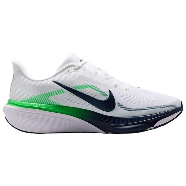 Nike Nike Pegasus 42 - White/Green Shimmery/Midnight Blue - view 2