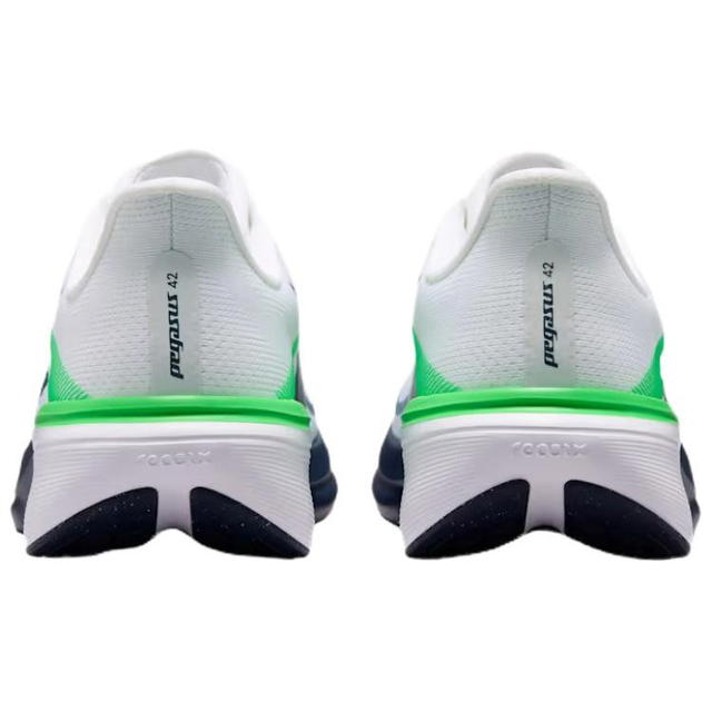 Nike Nike Pegasus 42 - White/Green Shimmery/Midnight Blue - view 5