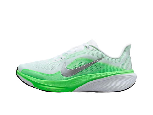 Nike Nike Pegasus 42 White Green Strike Illusion Green Metallic Silver (Women's) - view 2