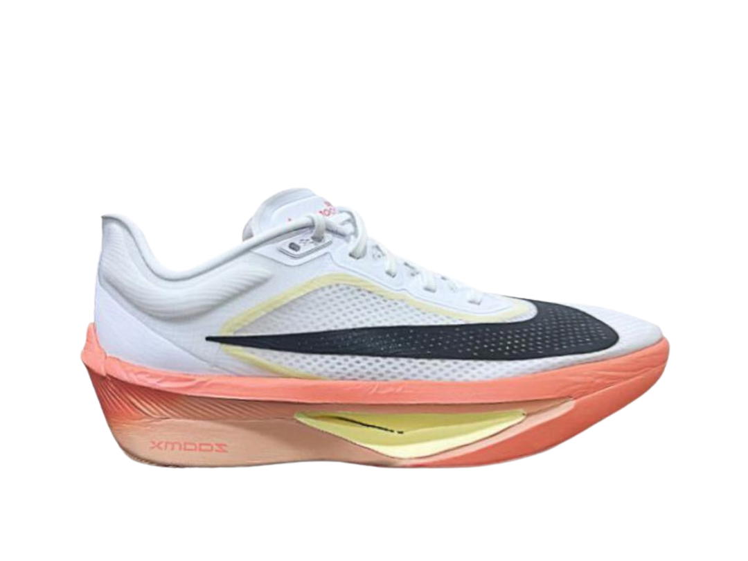Nike Nike Zoom Fly 6 Anti Slip Wear Resistant Low Top Running White Orange