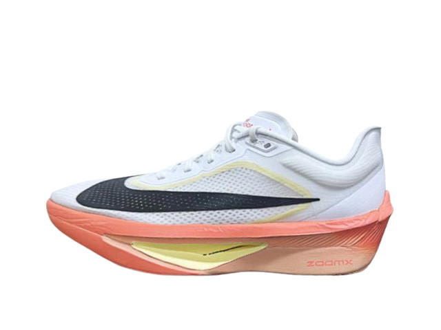 Nike Nike Zoom Fly 6 Anti Slip Wear Resistant Low Top Running White Orange - view 2